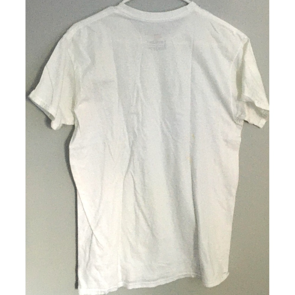 Hanes Shirt Mens Medium White ComfortSoft Crewneck Short Sleeve Cotton Tee Blank